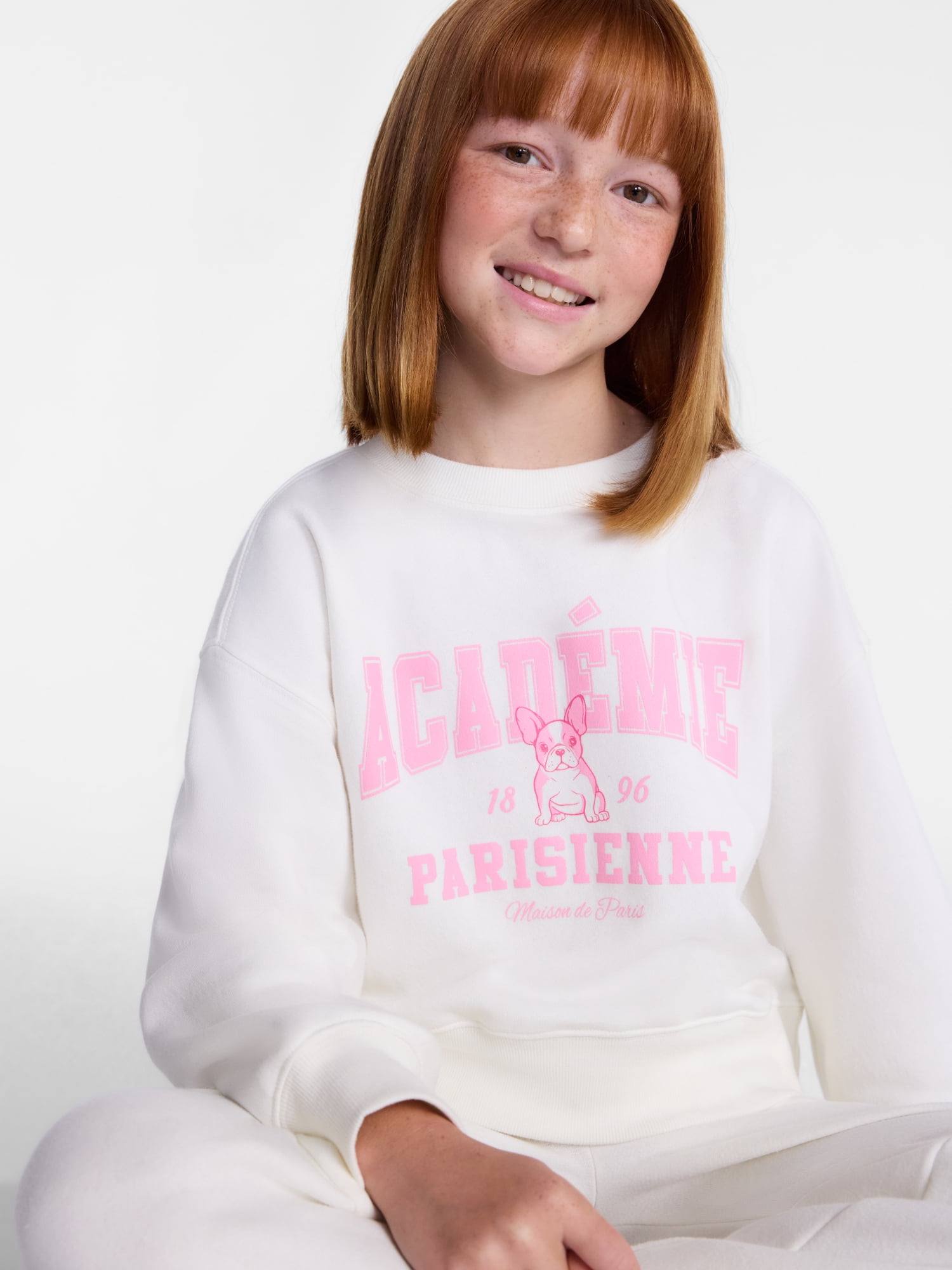 Wonder Nation Girls Fleece Pullover, Sizes 4-18 & Plus