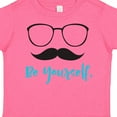 thumbnail image 4 of Inktastic Be Yourself, Glasses, Mustache, Moustache Boys or Girls Toddler T-Shirt, 4 of 5