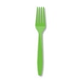 thumbnail image 2 of Creative Converting Touch of Color Premium 24 Count Plastic Forks, Citrus Green, 2 of 3
