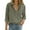 28#Army Green, variant on Womens Linen Button Down Shirts Loose Fit Long Sleeve Collared Blouse Casual V Neck Tops Outfits Yellow M