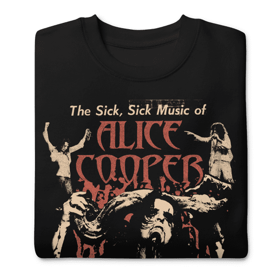 Alice Cooper - Sick Sick Jumbo Print Sweatshirt