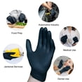 thumbnail image 5 of VGuard A16A31 Nitrile Gloves - 1 Box 100CT 5mil Small Black Disposable Gloves, 5 of 5