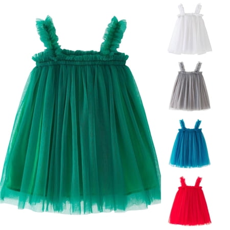 Toddler Girls Sleeveless Holiday Party Dress Dance Party Dresses Clothes Girl Cat Dress 3-4 Years