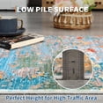 thumbnail image 5 of 8x10 Area Rugs Modern Abstract Faux Wool Rug Ultra-Soft Low Pile Accent Rug Stain Resistant Carpet Machine Washable Rugs for Bedroom with Non Slip Backing, 5 of 7