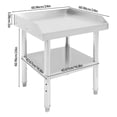 thumbnail image 6 of Stainless Steel Work Table, Restaurant Grade Backsplash Table, 440 lbs Capacity Garage Bench, 6 of 16