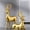B, variant on PPKVUFD 2PCS Christmas Resin Reindeer Figurines Decorations, Deer Decorative Statues Deer Sculptures for Indoor Home Decor Tabletop Mantle Cabinet Desktop Office