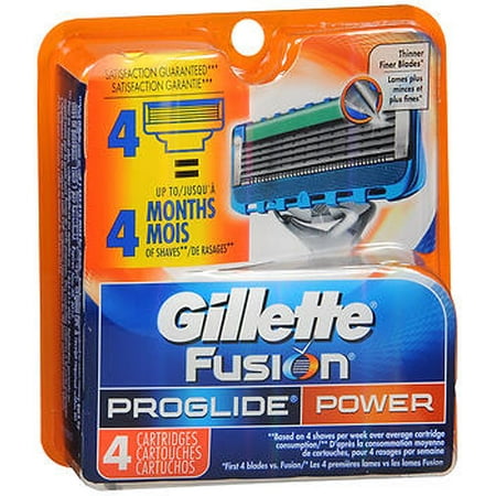 Gillette Fusion ProGlide Cartridges Power - 4 Ct.