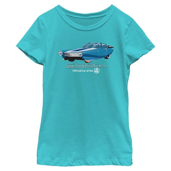 Girls The Fantastic Four: First Steps Official Car T Shirt