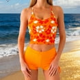 thumbnail image 2 of Erwazi Women's Floral Print Tankini 2 Piece Swimsuit Modest High Waisted Full Coverage Padded Bathing Suit Set, 2 of 9
