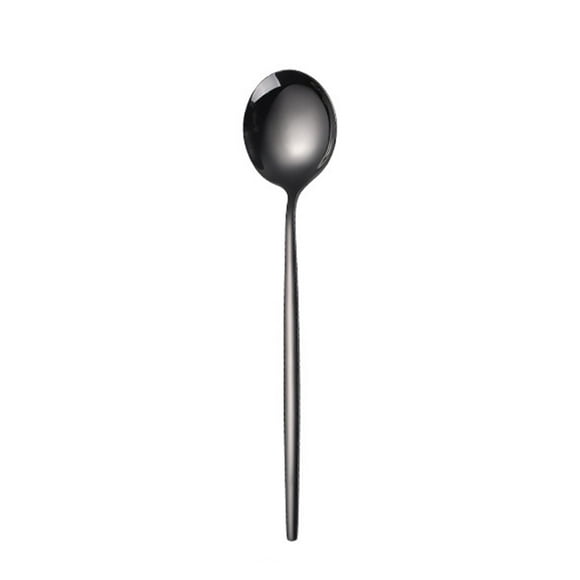 5 Piece Stainless Steel Spoon Set in Various Colors for Tea Coffee Stirring