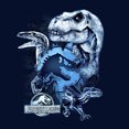thumbnail image 2 of Men's Jurassic World: Fallen Kingdom Dinosaur Frost  Pull Over Hoodie Navy Blue Medium, 2 of 4
