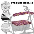 thumbnail image 5 of HELLHERO Seat & Back Covers Flowers Seat and Backrest Covers & Stretchable Material for Elder Indoor Outdoor with Easy Fit, 5 of 7
