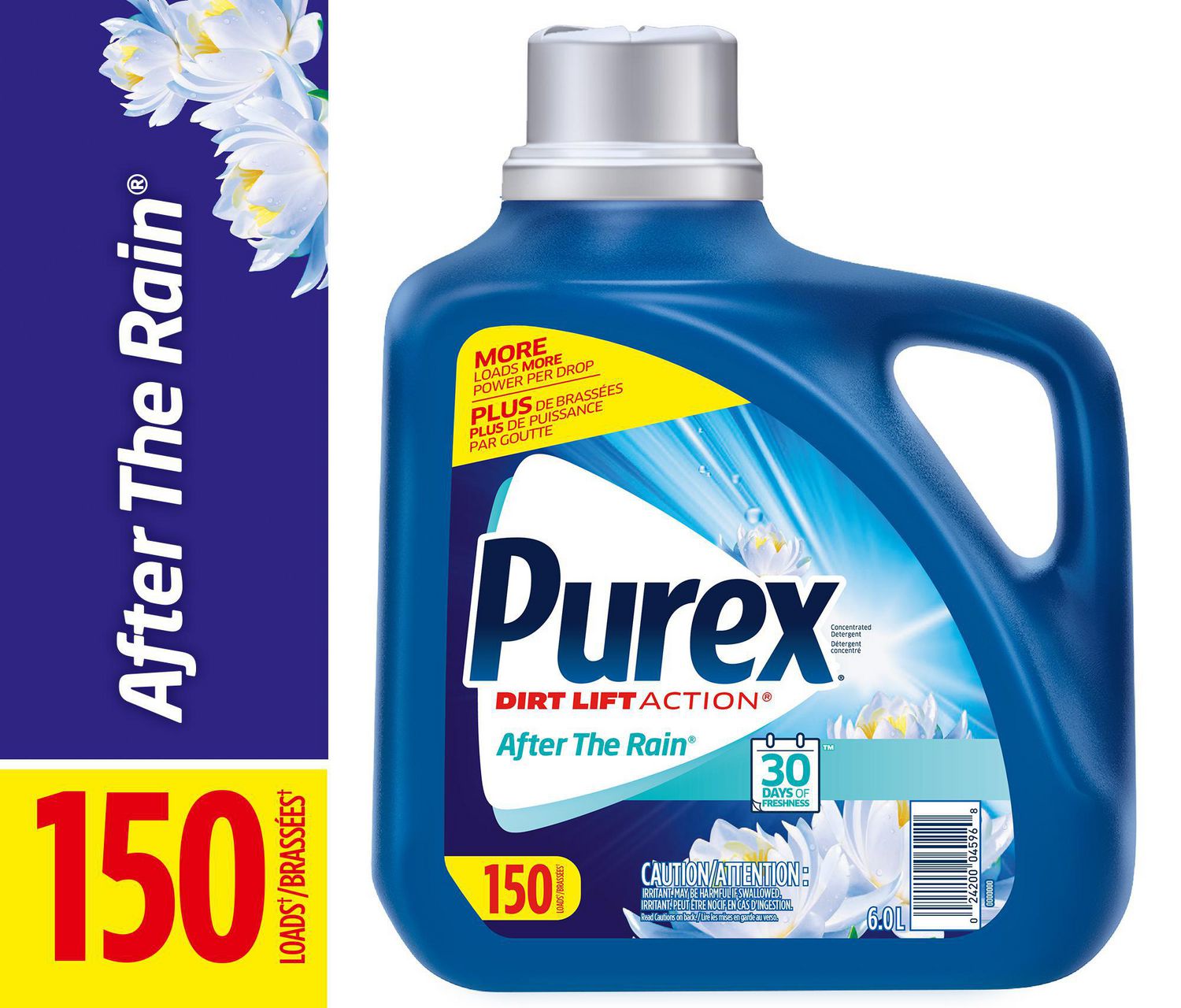 Purex Liquid Laundry Detergent, After the Rain, HEC, 6L, 150 loads