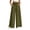 Green, variant on Women Wide Leg Pants High Waist Wide Leg Palazzo Pants Drawstring Weighted Trousers Lounge Pants Cropped Spring Summer Vacation Outfits