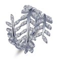 thumbnail image 6 of Lafonn Pave Glam Sterling Silver Platinum Plated Lassire Simulated Diamond Ring (0.74 CTTW), 6 of 6