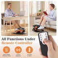 thumbnail image 4 of COOLHUT Under Desk Elliptical Machine, Portable & Quiet Ellipse Leg Exerciser for Seniors Fully Assembled, Electric Seated Pedal Exerciser with Remote Control & 12 Adjustable Speeds for Home Office, 4 of 7