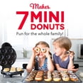 thumbnail image 3 of Dash DDM007GBAQ04 Mini máquina de hacer donas para desayuno, aperitivos, postres y más apto para niños, con superficie antiadherente, hace 7 donas, impresión de donas, 3 of 5