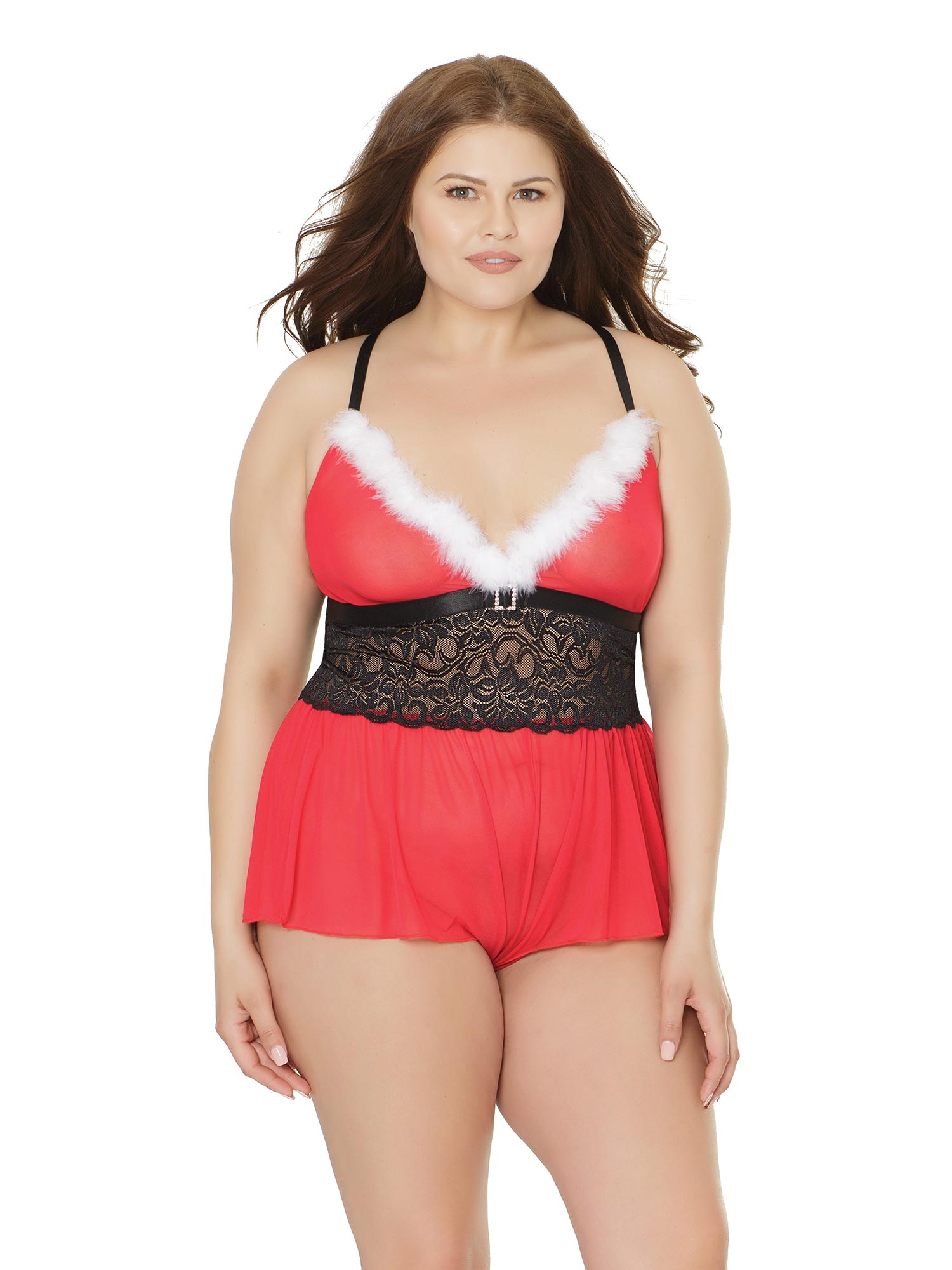 plus size lace teddy romper