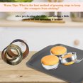 thumbnail image 5 of ARMODORRA English Muffin Rings Set of 8,Stainless Steel Cake Ring for Home Food Baking, 5 of 7