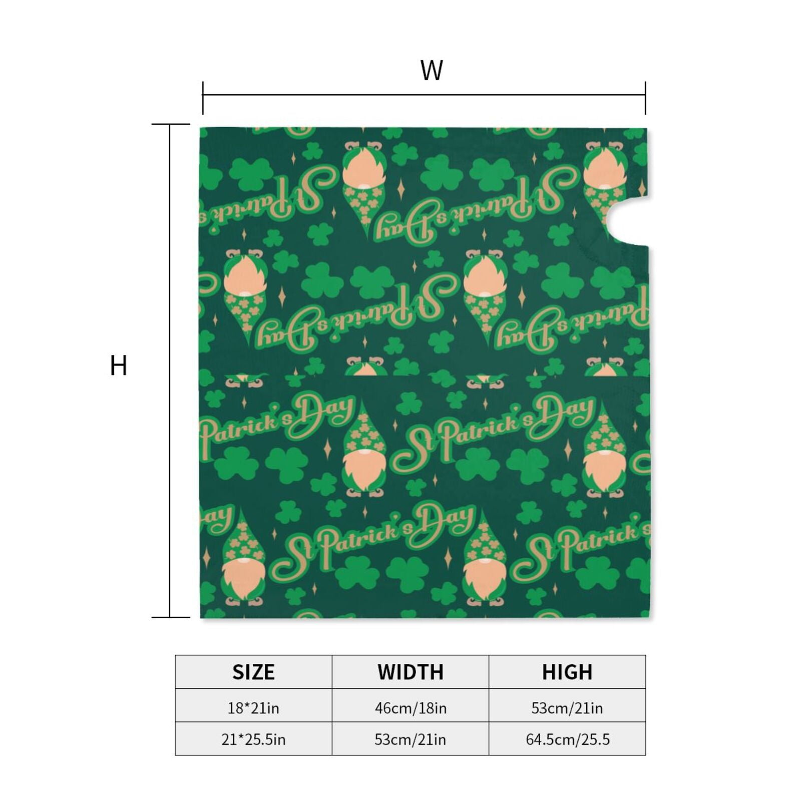 Xecao St Patrick's Day9 for Mailbox Cover with Magnetic Strips, Waterproof and Sunscreen, Adds a Decorative Touch to Your Garden Yard.