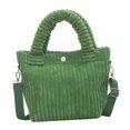 thumbnail image 2 of Bolso de mujer Salvador Corduroy Tote Bag verde, 2 of 6
