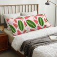 thumbnail image 4 of Rateoe Long Body Pillow Cover, 20x54 Inches Body Pillow Cases, Soft Brushed Microfiber Zipper Design, Watermelon -Pillows Not Included, 4 of 7