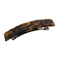 thumbnail image 4 of FUTUREORYY 1Pack Hair Barrettes for Little Girls Rectangular Shape Acrylic Material Coffee Color 7.00X1.00X1.00CM, 4 of 8