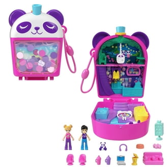 Polly Pocket Playset, Freezin' Fun Narwhal Compact Carry Purse