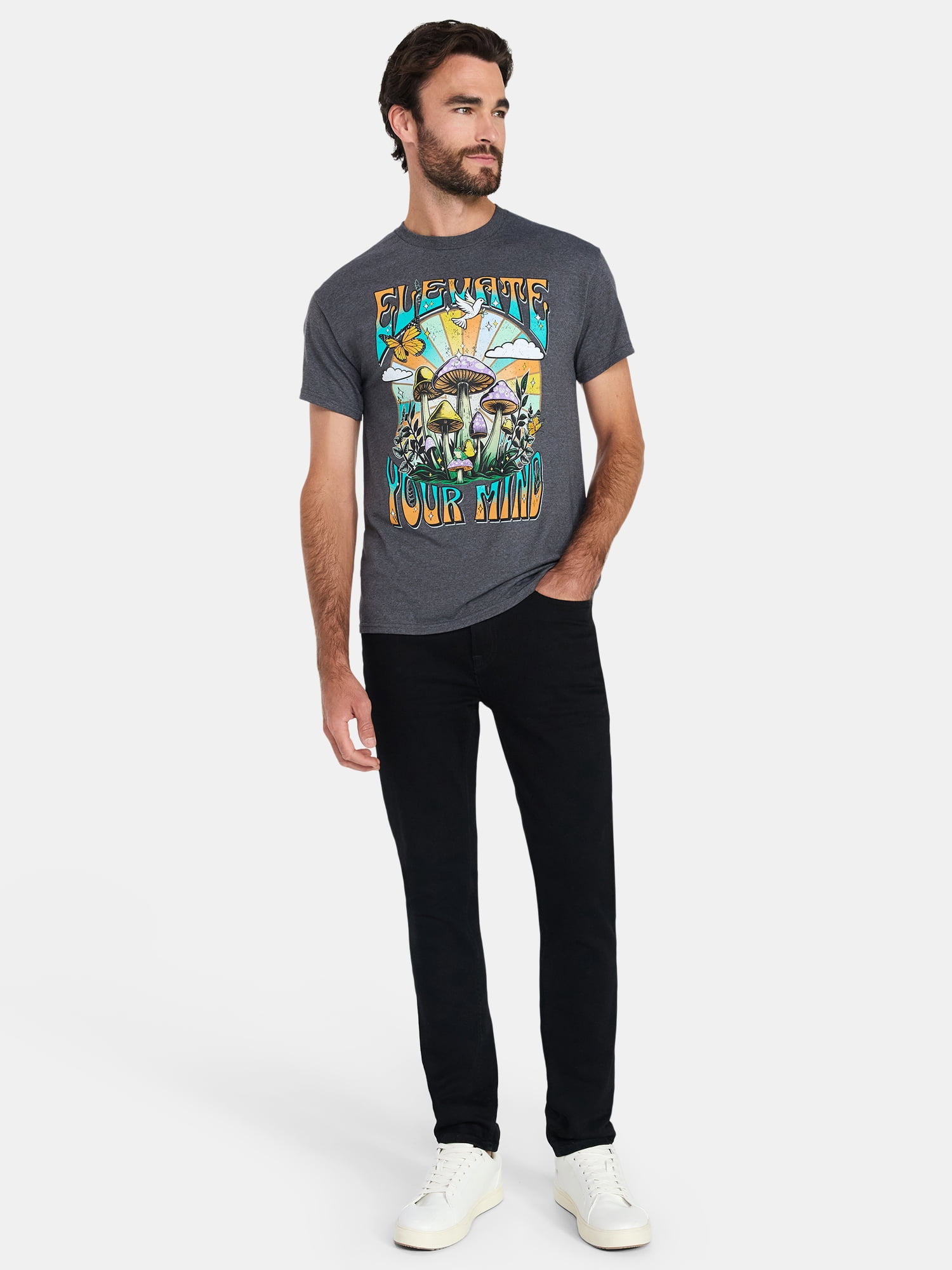 Humor Men's and Big Men's Graphic Tee with Short Sleeves, Sizes S-3XL