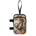 thumbnail image 2 of COEQINE Forearm Crutch Accesories for Broken Leg Cute Sloth Floral Elbow Crutch Bag, Mobility Aid Attachment, with 2 Pockets, Phone Holder, for Seniors Women Men, 2 of 7