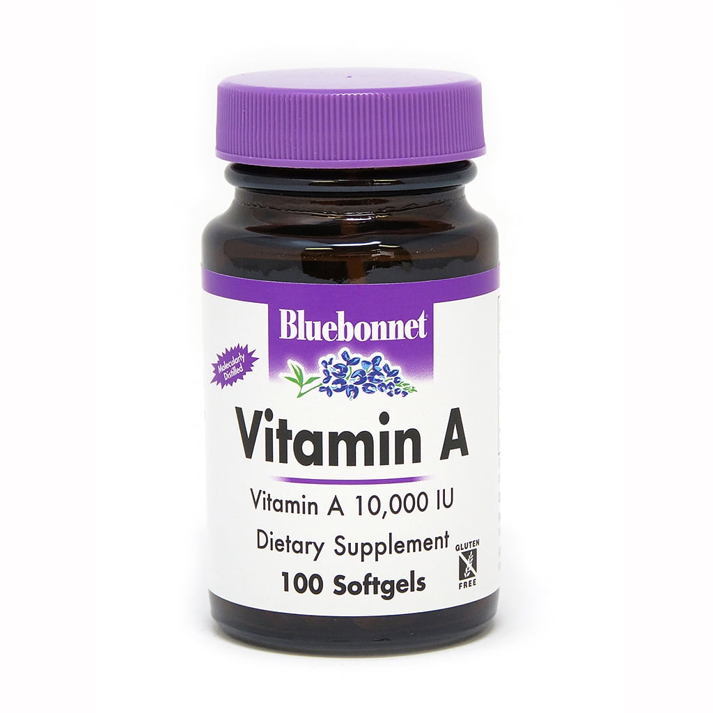 Bluebonnet Vitamin A 10,000 Iu 100 Sg