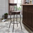 thumbnail image 2 of Tabouret de Bar Pivotant en Métal 2-en-1, 2 of 2