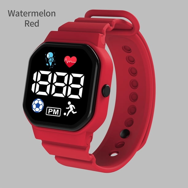 Niños relojes para niñas de 8-10 años de edad reloj deportivo infantil muestra semana adecuado para el reloj electrónico al aire libre para estudiantes/azul real