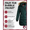 thumbnail image 2 of CANADA WEATHER GEAR Women's Winter Jacket - Heavyweight Long Length Bubble Puffer Parka (S-3X), 2 of 7