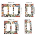 thumbnail image 2 of Yayeee Rocker Switch Wall Plate 3-Gang 6.5"x4.6" Home Decorative Outlet Cover, Black Flowers Pattern, 2 of 6