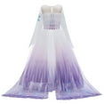 thumbnail image 5 of HAWEE Girl Princess Snow Dress Fancy Party Dress Queen White Costumes with Cloak, 5 of 5