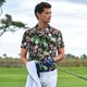 thumbnail image 3 of Balery Lilies Flowers Camisa Polo de Hombre con Estampado, de Manga Corta y Tejido Medio, Camisa Tipo Golf Polo-Large, 3 of 5