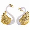 thumbnail image 1 of 2 Piezas de Figuras Adornos Cisne, DecoracióN Pastel Coche, Navidad para Bodas Hogar A, 1 of 5
