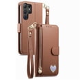 thumbnail image 1 of Case For Samsung Galaxy S26 Ultra/S26 Plus/S26, PU Leather Shell With Wristlet Zipper Wallet Holder Cover, 1 of 6