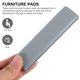 thumbnail image 3 of BESTYASH 20Ud Protectores Para Patas De Muebles Adhesivos Antideslizantes Para Sillas En De Madera Gris, 3 of 6