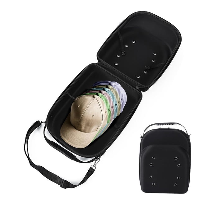 Wartleves Bolsa de viaje BaseballHat Estuche de viaje para gorras de béisbol Estuche de almacenamiento deportivo para gorras> $