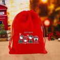 thumbnail image 5 of Nkmbld Gift Bags for Presents, Christmas Flannel Bag Christmas Apples Candy Packaging Bag Drawstring Gift Bag for Wrapping Xmas Party Favors, 5 of 8