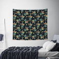 thumbnail image 3 of Bingfone Polyester Fabric Tapestry Colorful Turtles Wall Hanging Tapestry,Daily Decorative Tapestry for Bedroom Living Room Dorm 60L x 51W Inches, 3 of 7