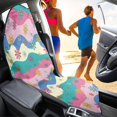 thumbnail image 4 of Uourmeti 1 Pack Car Seat Towel Cover, Terry Cloth Seat Cover Easy Install, Compatible with Van SUV Car Interior Soft Car Seat Cover, 4 of 7