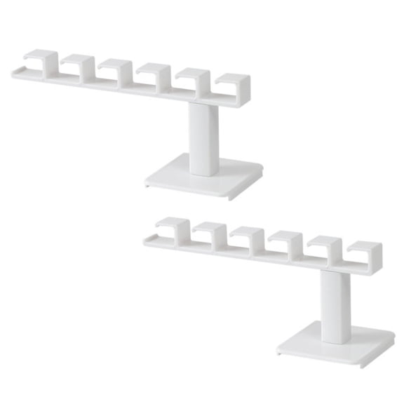 Uanit Wall Hanging Hat Rack for Baseball Caps,6 Hook L Shaped,No Punching Top Macrame Hat Hangers Hair Accessories for Wall, Hanging Cap Holder over Door for Caps Decoration and Display
