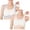 Blue 1PCS & Light Pink 1PCS, variant on Girls Seamless Comfort Bras 2 Pack, Breathable Soft Everyday Wear Solid Color No Padding Support Cami Bralette , 9-16 Years