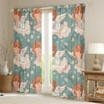 thumbnail image 2 of Little Angel 30%-50% Blackout Curtains Dreamy Cartoon Curtains Angel Halo Wings Print Bedroom Curtains Gradient Feather Decor Window Curtains Watercolor Wings Curtains,2 Panels (38Wx45L), 2 of 5