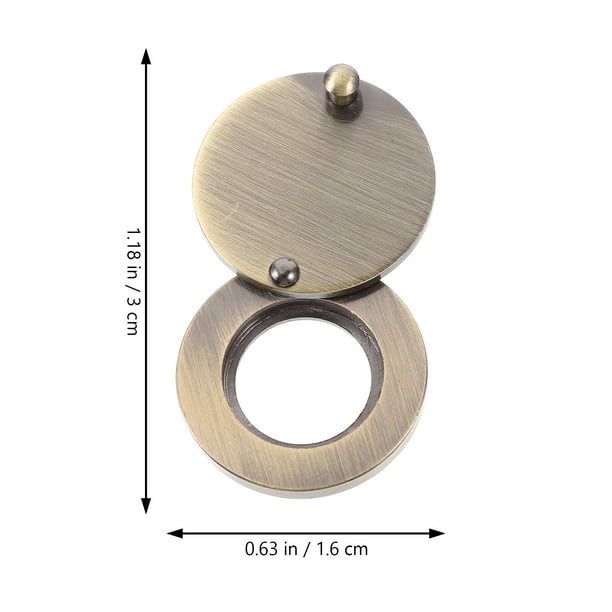Peephole Cover 16mm Front Door Peep Hole Cover Plate For Inside