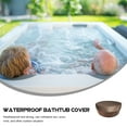 thumbnail image 3 of Gongc Waterproof Hot Tub Cover for Outdoor Spa 200x30cm - Coffee, 3 of 5