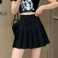 thumbnail image 3 of High Waist tennis Japanese School Mini Skirts for Girls, 3 of 8